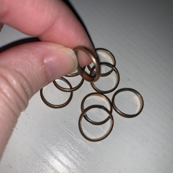 2mm Gold Filled Plain Band Ring, Size 3/4 - Picture 2 of 4